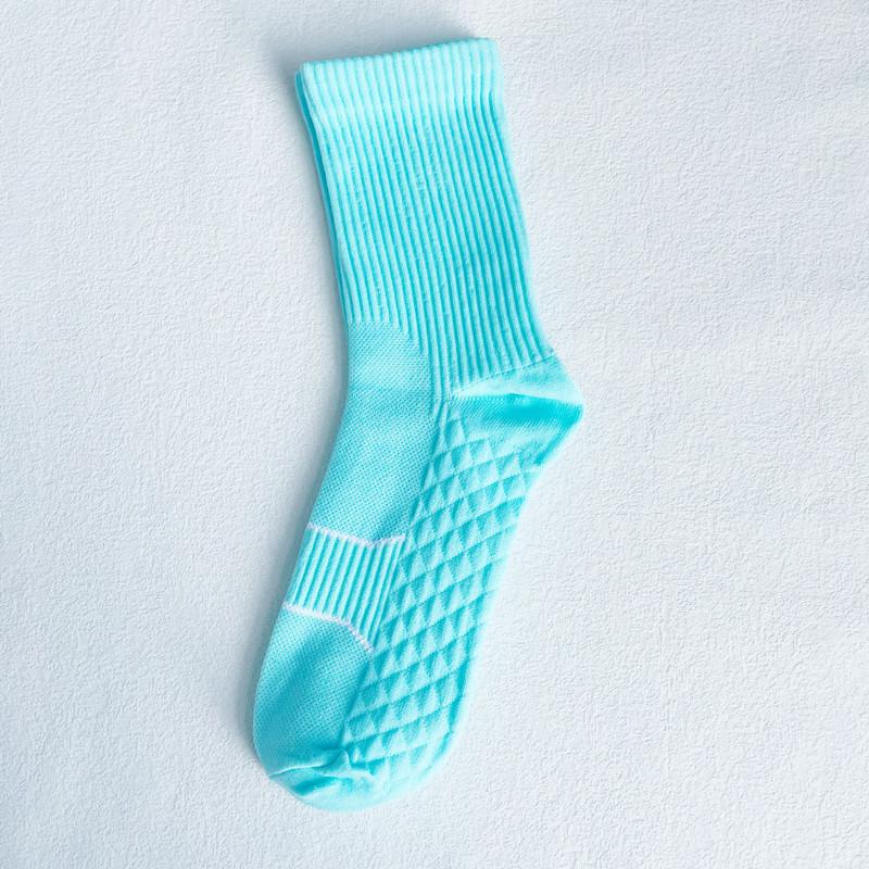 

Female Summer Thin Running Yoga Jump Rope Deodorant Sweat Absorbing Exercise Breathable Tube Socks 1 pair