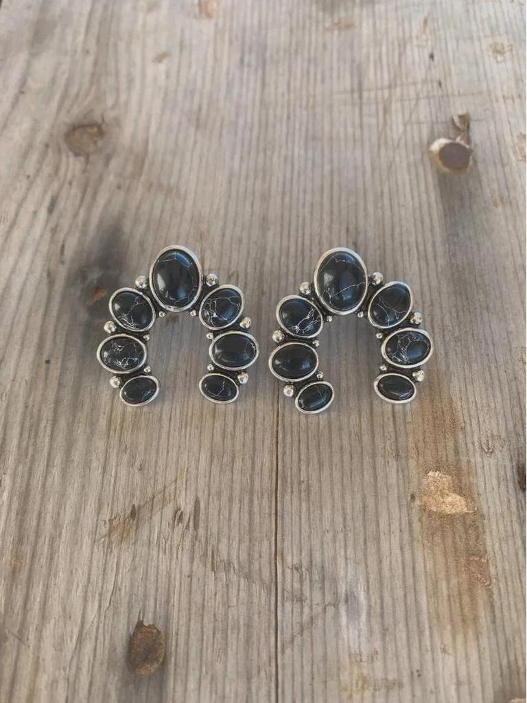 Bohemian Retro Turquoise Teardrop Earrings for Women