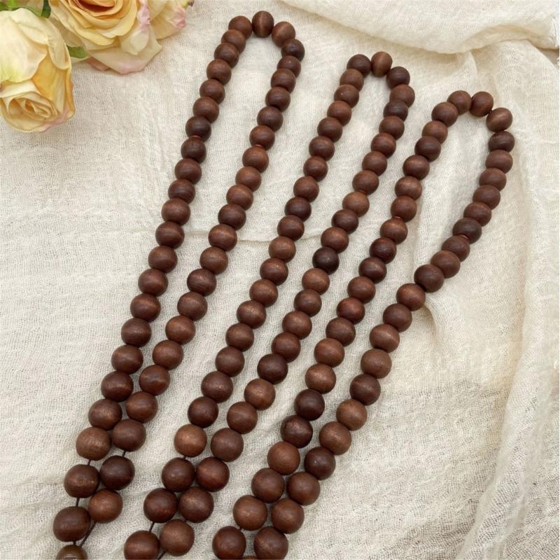 Classical Religious Bracelet Rosary Wood Beads with Fringe for Daily Wear or Gift for Spiritual Comfort Religious Gift