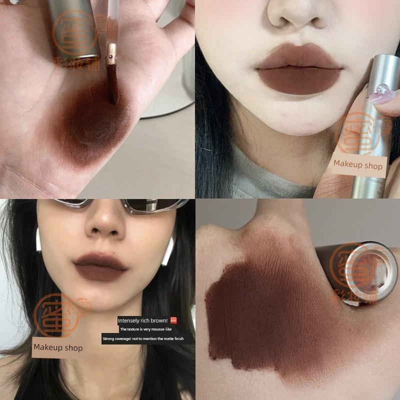 This Color Is so Korean! Vintage Guava Pink-Blue Tone, Rose Red Barbie Pink Lip Gloss, Dragon Fruit Color, Sweet Girl Style