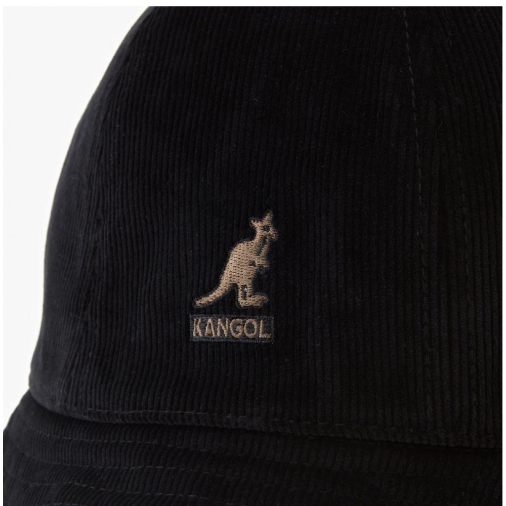 Kangol K5349 Black Casual Corduroy Bucket Hat