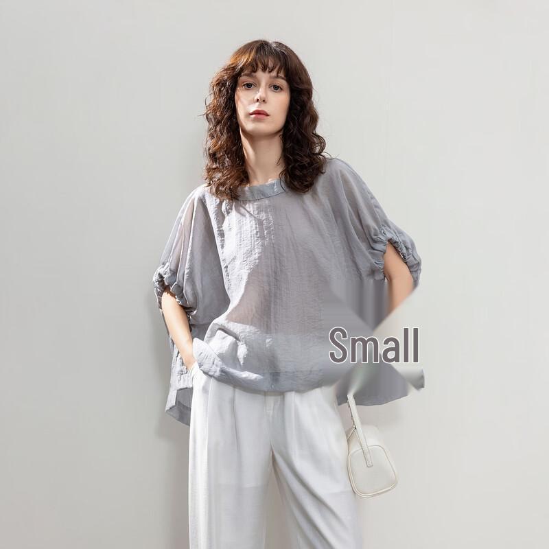 

Women s Breathable Tencel Batwing Blouse M