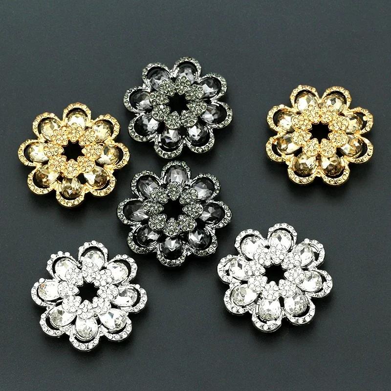 1pcs Metal Buttons For Women White Shirts Decorative Clothing Diy Crafts Supplies Garments Sewing Accessories