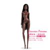 32Cm New Carbon Black Supermodel Doll Original Design Fashion 1/6 Doll Toy 12 Joint Black Skin Long Hair Collectible Gift