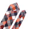 New Jacquard Woven Neck Tie For Men Classic Check Ties Fashion Polyester Mens Necktie For Wedding Business Suit Plaid Tie
