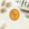 Embossed Three Roses Wax Seal Sticker for Invitations and Envelopes