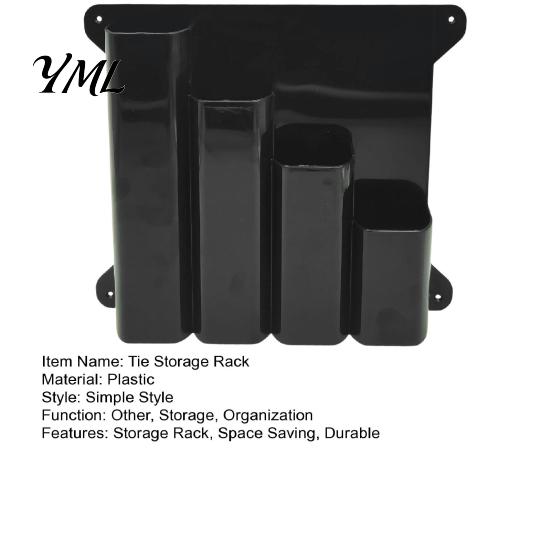 Wall Mounted Storage Rack Cable Tie Organizer Rack, with Four Compartments, System, Management in Garages And Workshops Electrician Supply