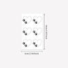 Atmospheric Love Paw Print Tattoo Sticker, Advanced Sense Point Thorn Design, Waterproof And Wear-Resistant, Personalized Sticker