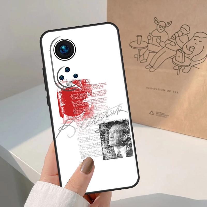 Turkey Mustafa Kemal Ataturk For Honor Magic 7 Lite 5 6 8 Pro Case For Honor 400 200 90 70 50 X8c X8b X9a X9b X9c X9d Win