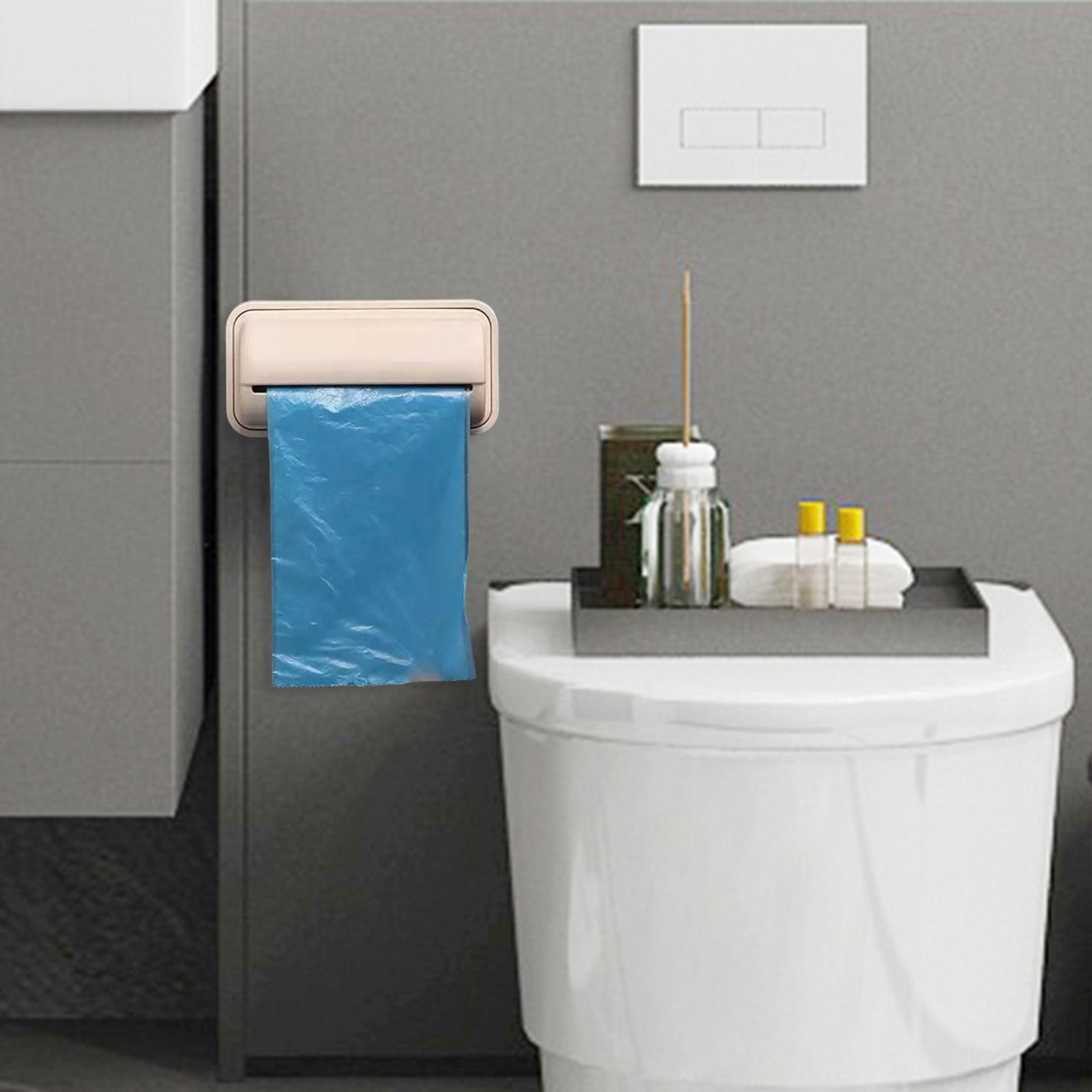 Trash Bag Holder Multipurpose Hanging Garbage Bag Storage Box Garbage Bag Dispenser for Office Laundry Household Kitchen Cabinet