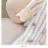 Retro 3D Flower Puff Sleeve Cropped Knit Top - Women's Summer V-Neck Shirt