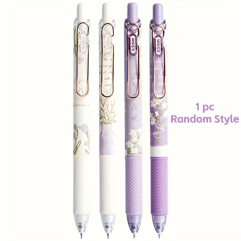 

Vintage-Style Gel Pen, 0.5mm Fine Point, Quick-Dry Ink, Retractable, Smooth Writing, Soft Grip, Ideal for Note-Taking, School & Office Use - Black