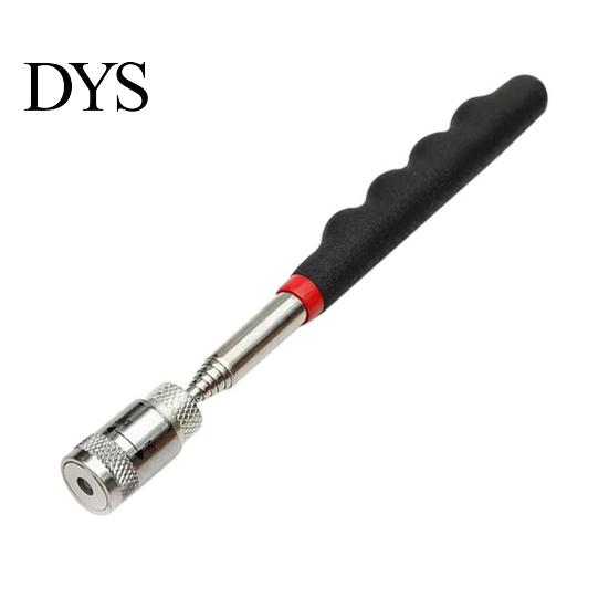Telescopic Picker Auto Repair Tool with LED Light Retractable Strong Suction Comfortable Grip Pen Style Pocket Clip Magnetic Bar Tools