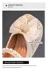 2026 Spring Girls' Princess Pearl Bow Leather Dress Shoes with Rhinestones - Korean Style, Soft Sole
