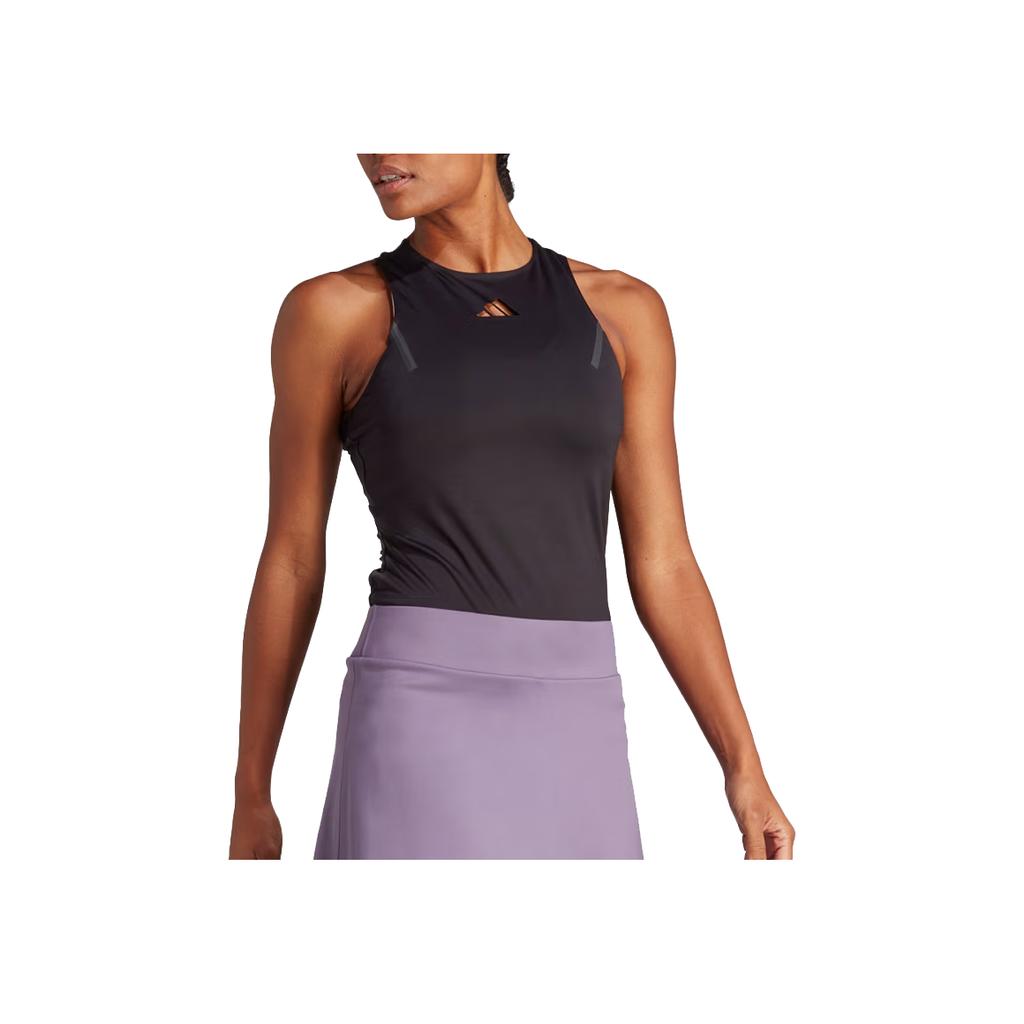 Adidas Tennis Comfortable Breathable Soft Tank Top Women tops Black IP2257