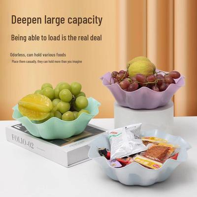 European-Style Creative Fruit and Snack Bowl Set for Coffee Table or Office.