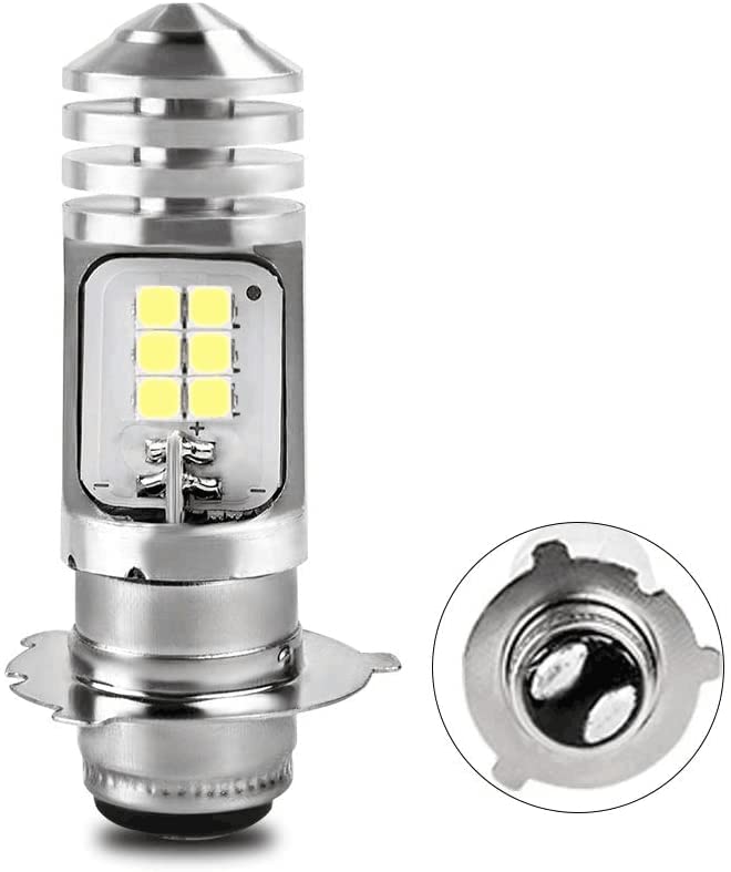 Ammtoo P15D-25-3 PH8 LED Headlight, For Motorcycles, LED Bulb, Hi/Lo Switching, 9V-30V, Both DC