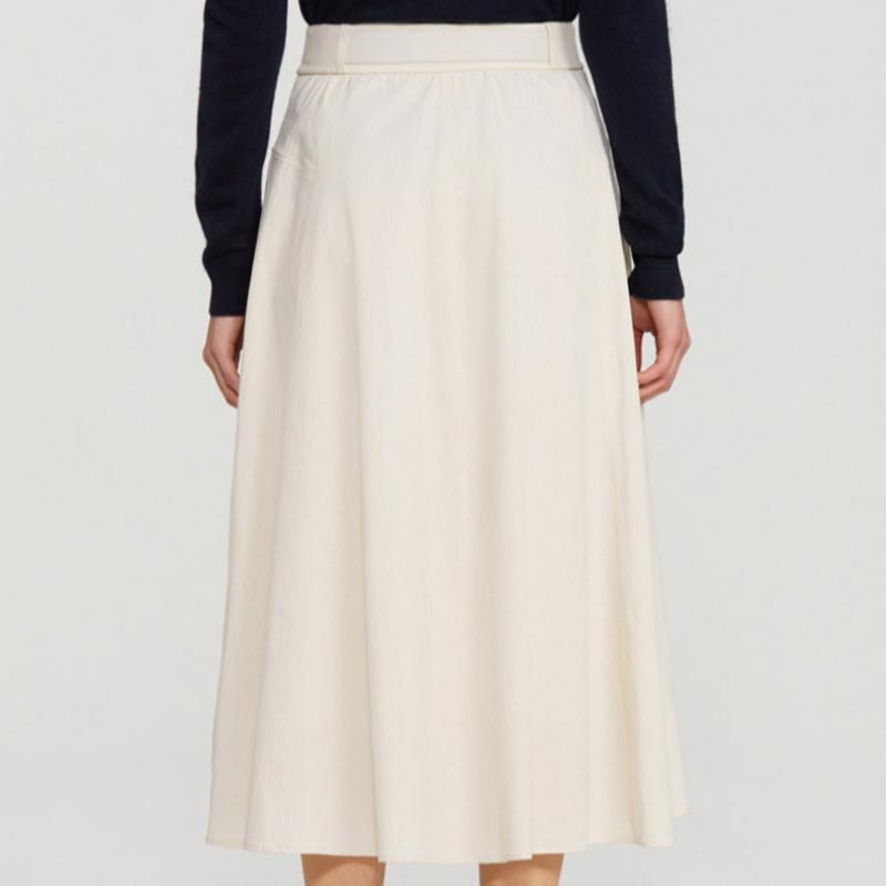  She S miSS  Belt Detail Flare Skirt SwwSkp12020 Cr