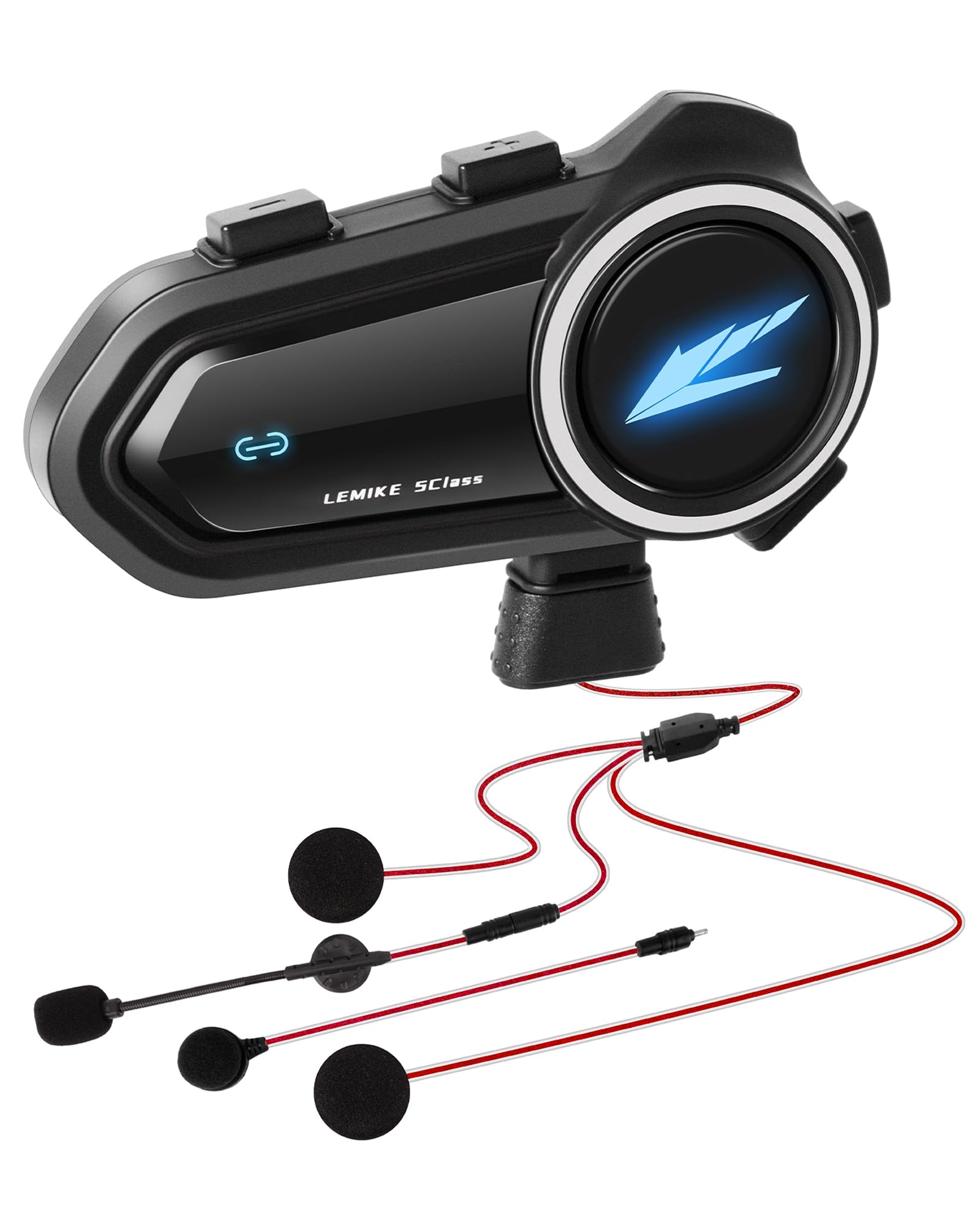 

Motorcycle Simultaneous Qualcomm Automatic Communication 1200m Communication IP67 Waterproof and Sound Music Japanese Voice DSP CVC Noise Siri