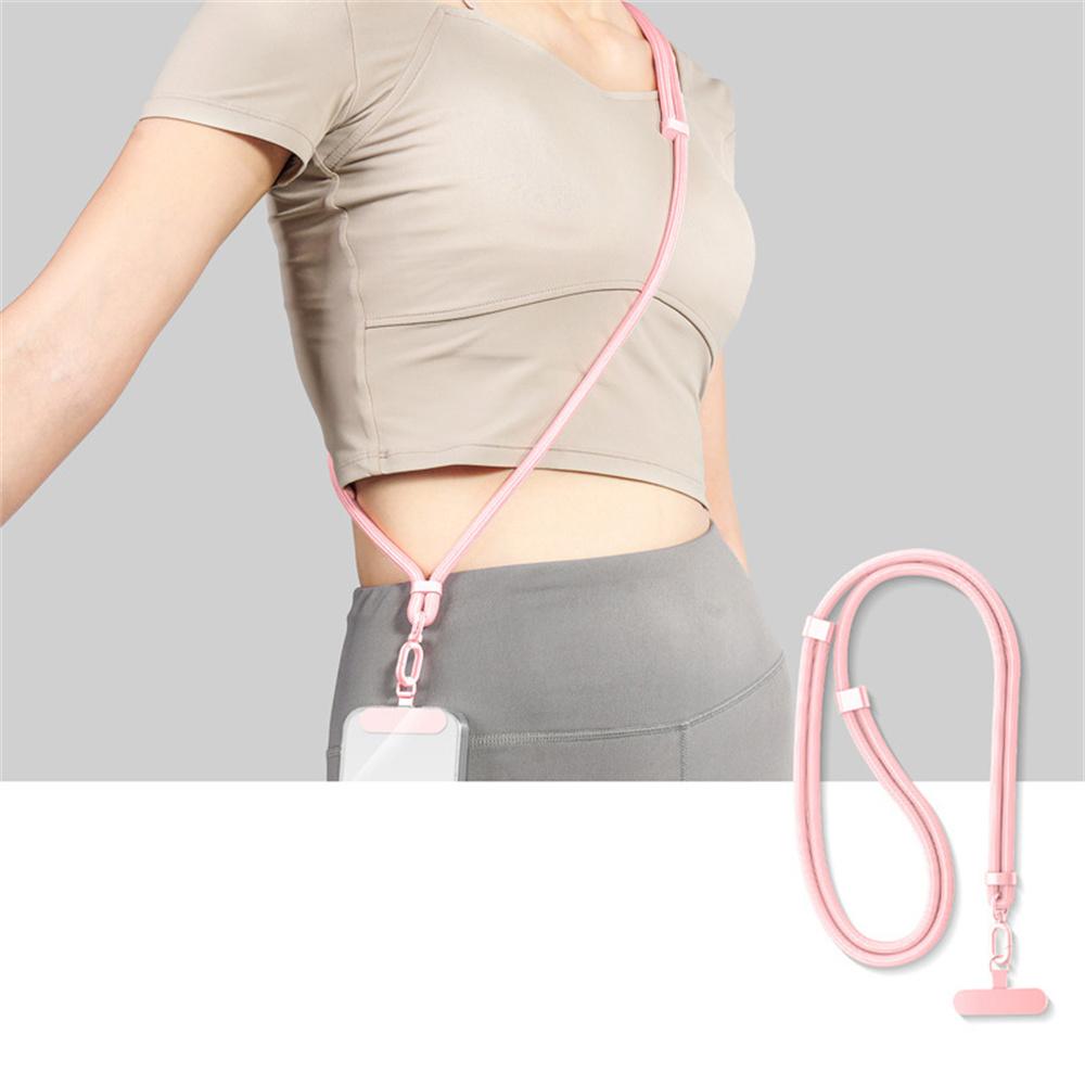 Verstellbares Umhängeband für Handy mit Metalllasche, Anti-Verlust, Sturzschutz