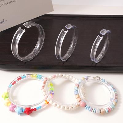 Acryl Transparenter Display Kreis Für DIY Armband Hilfswerkzeug