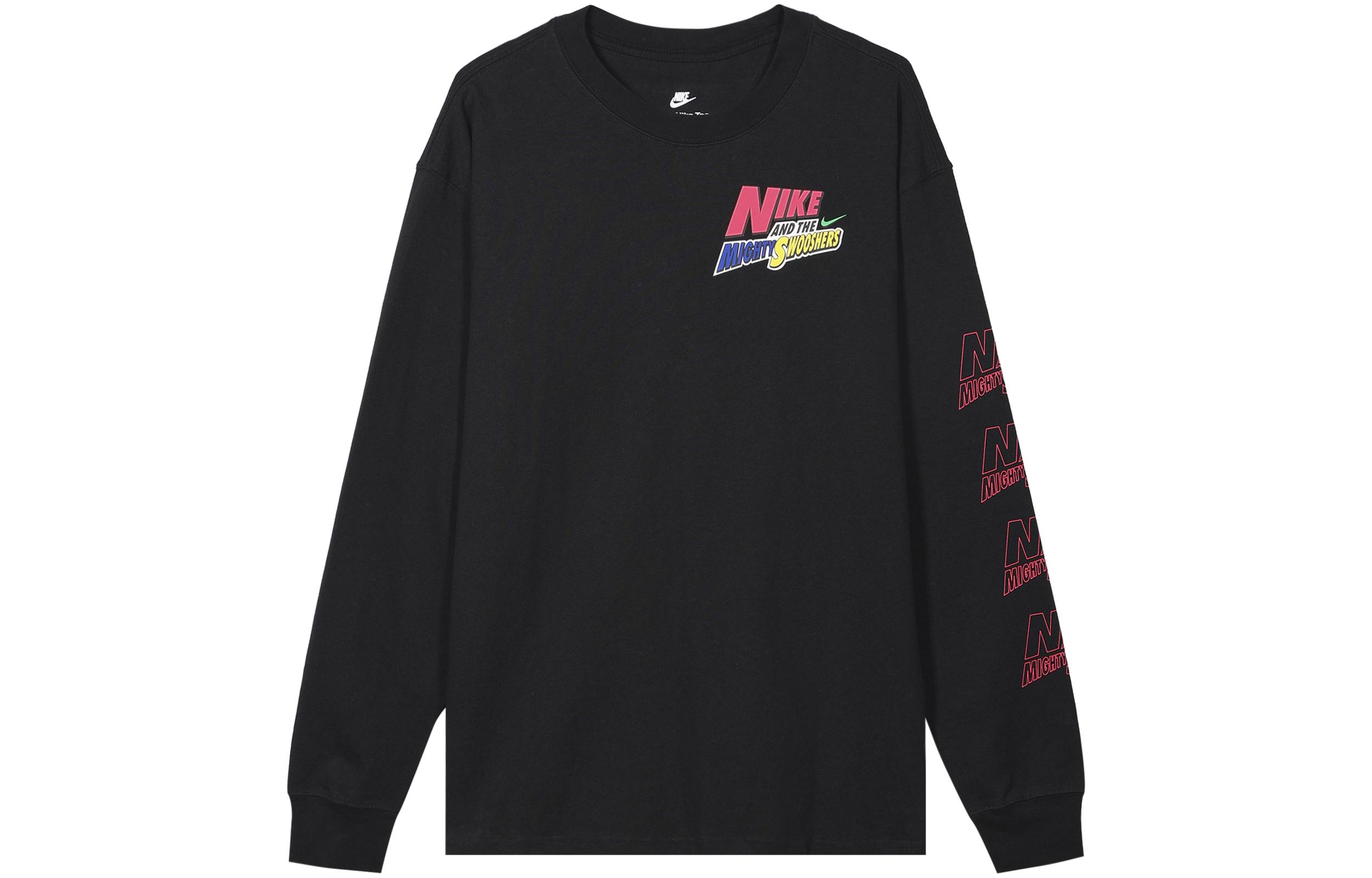 

Nike T Shirts Men s Black Crew Neck Moderate Straight Fit DM7916-010 M