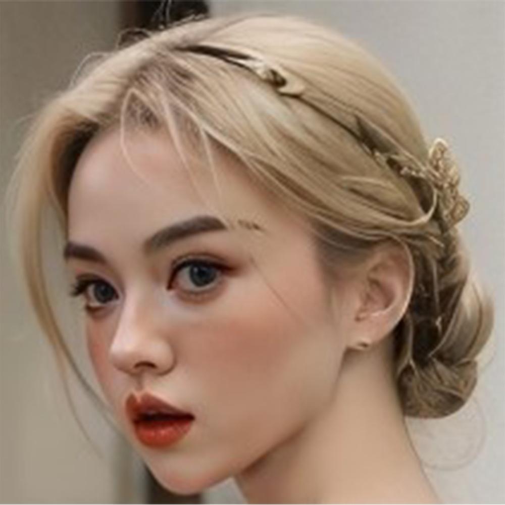 Head with Realistic Oral Function 100% Silicone Compatible with 130-180cm Sex Dolls M16 Thread Interface Wig & Implant Hair Options 3kg