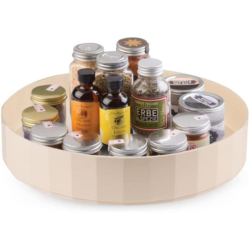 Multifunctional  Shelf 360 Rotation Turntable Storage Holder Jars Organizer Kitchen Bathroom Tool