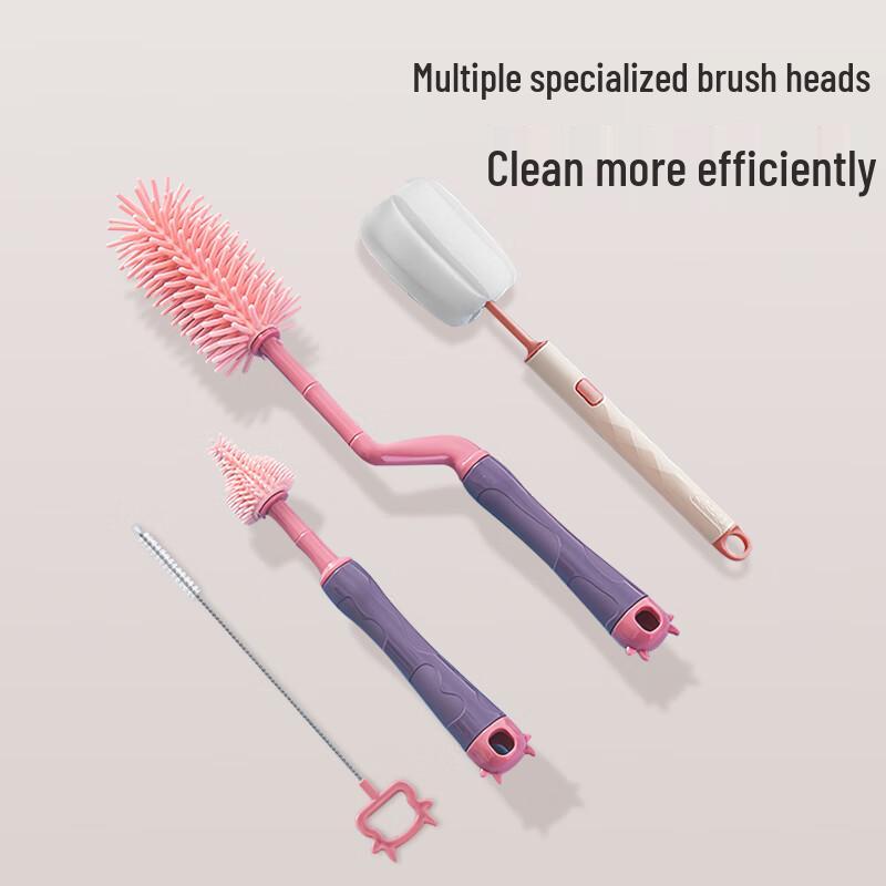 Dr. Ma Baby Bottle Cleaning Brush 4-Piece Set