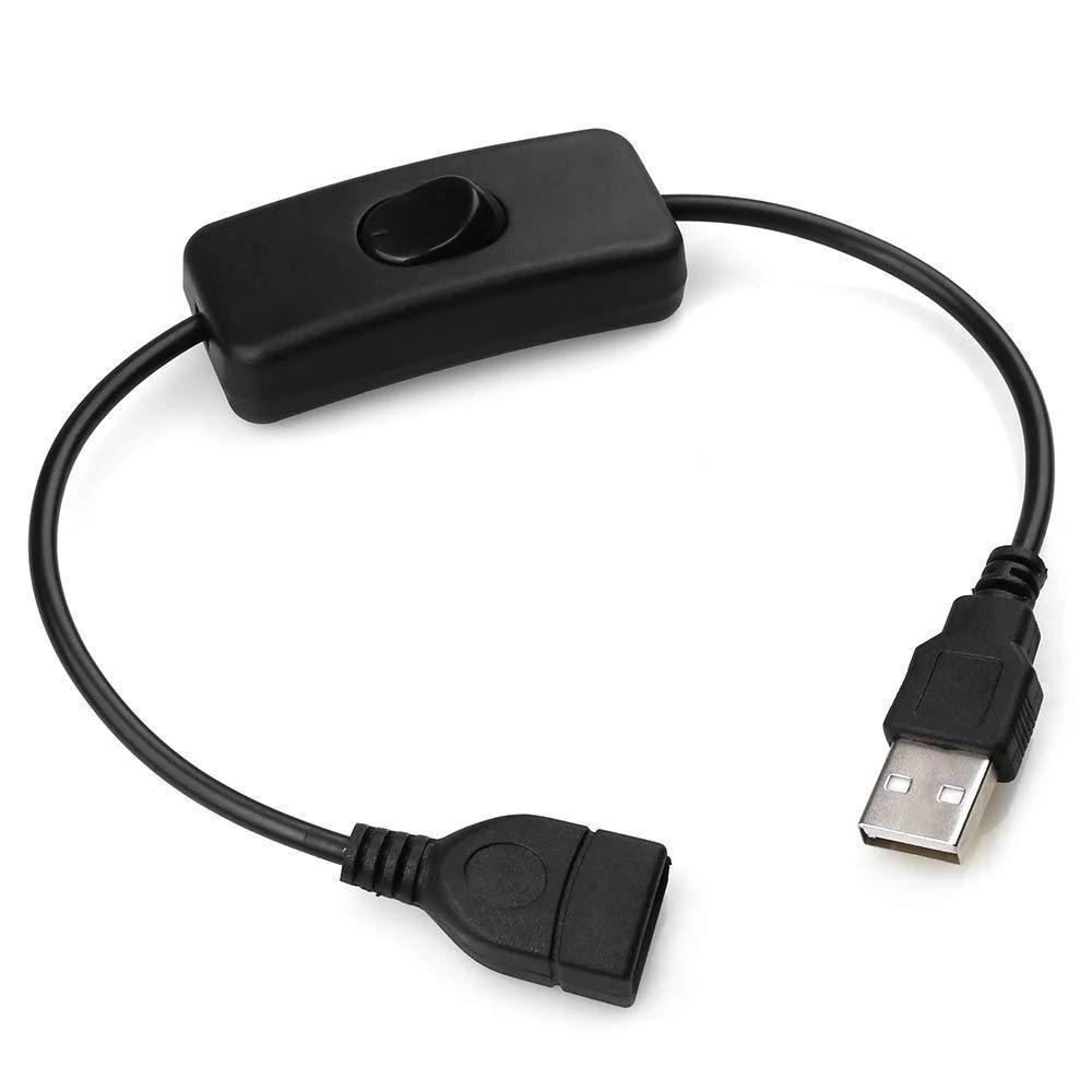 USB 5V 303 LED Switch USB Cable Switchs Cable ON OFF Power Device Tool Switchs Cable Extension Cable/Extension SwitchMale Female