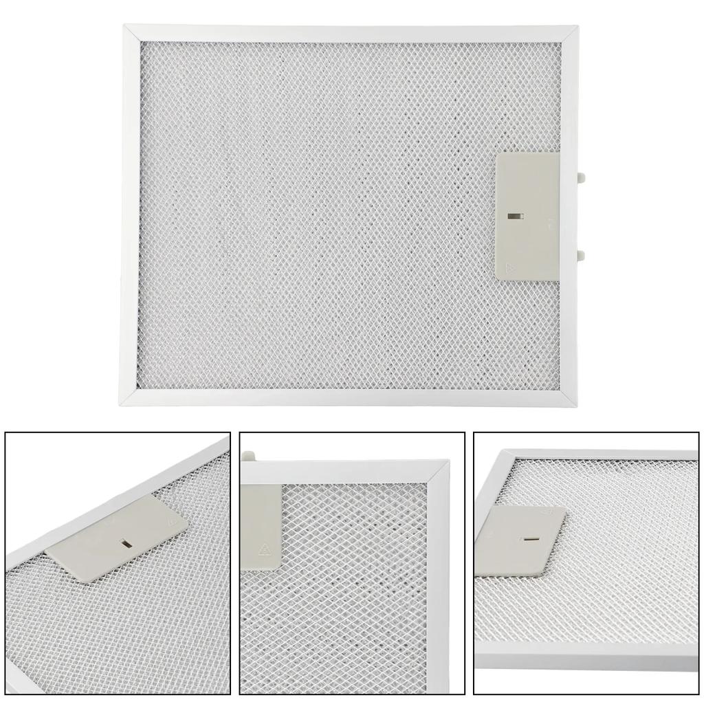 Metal Mesh Range Hood Filter 300 X 252 X 9mm For Cooker Hood Ventilation System With 5 Layer Aluminized Grease Filter
