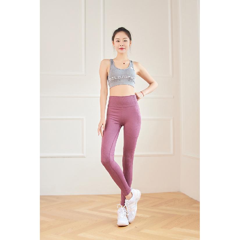 Yoga Pants With High Waist And Hip Lifting, Seamless Outerwear, Seamless Fit, Tight Fitting, Slimming Sports And Fitness Pants For Women