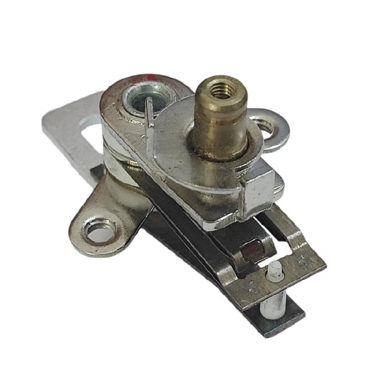 2Pcs Metal Contact Switch Electric Hot Pot Switch Replacement Part Temperature Regulator Contact Switch Metal Texture