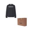 Burberry Logo Print Cotton Sweatshirt Black 80529851