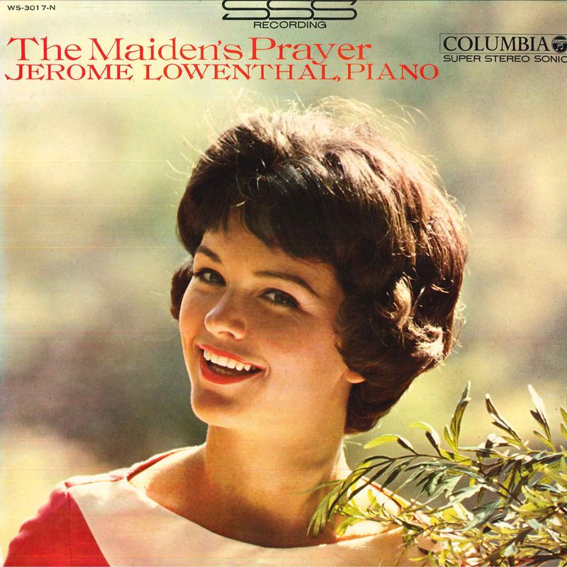 

LP Record JEROME LOWENTHAL - Maiden s Prayer WS3017N COLUMBIA 1964 Japan Classical Used