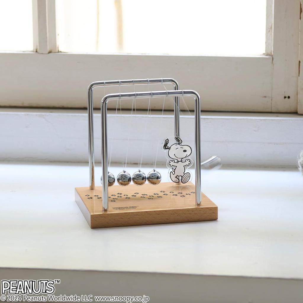 Chatani Sangyo (Chatani) Snoopy PEANUTS Newton's Cradle H13.5 x W13.5 x D11.5cm 151-333002 Fun Science