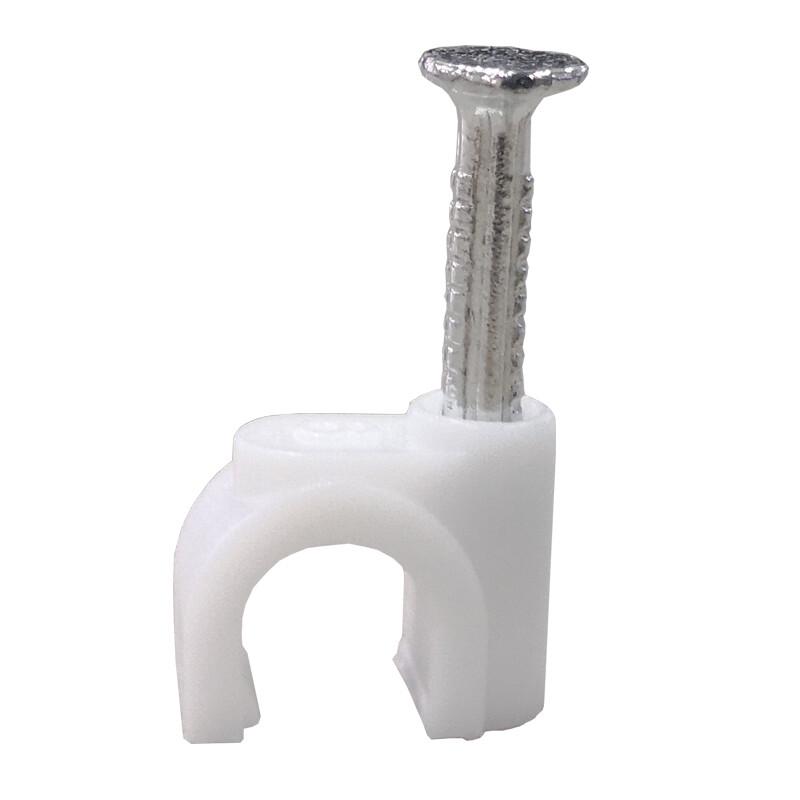 

Reinforced Round Steel Nail Cable Clips