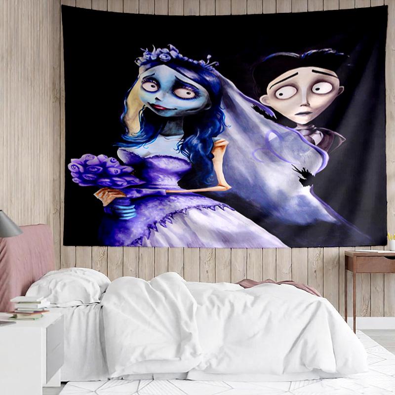 1PC Gothic Corpse Beauty In Bloom K-pop Music Group Tapestry Accessories for Bedroom,Livingroom, Dormitory Room Wall Decor Fan Birthday Gifts
