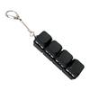 4 Keys Keyboard Key Irritability Toy Finger Pressure Relief Button Adult Office Stress-relieving and Calming Key Chain Gift