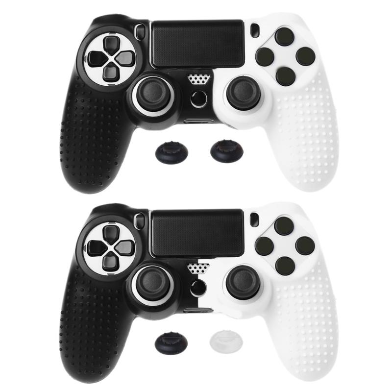 Soft Silicone Flexible Rubber for Shell Cover For  Slim Pro Controller for Case Video Game Controller with Joystick Cap
