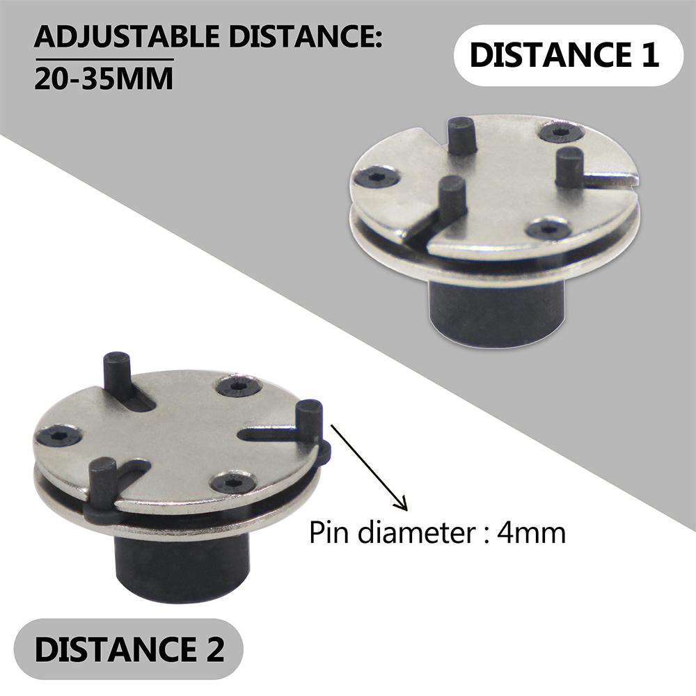 Universal 2&3 Pin Adjustable Auto Disc Brake Pad Caliper Piston Wind/Rewind Back Replacement Tool 3/8" Square Drive