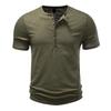 Men's T-shirts and Tank Tops Summer Casual Short Sleeve Solid Color Button Designer Golf Wear Man Basic Camisetas De Hombre