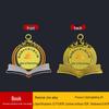 Kindergarten Sports Custom Metal Medals: Gold, Silver, Bronze Honor Plaques for Marathon Competitions.