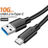USB 32 Gen2 10Gbps Type A To USB C Cable 60W Fast Charging QC 30 Data Transfer for SSD Hard Disk Drive Adapter