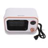 Desktop Heater Quiet Quick Heating PTC Ceramic Heater with 2 Speed Setting Tip Over Overheating Prevention for Indoor