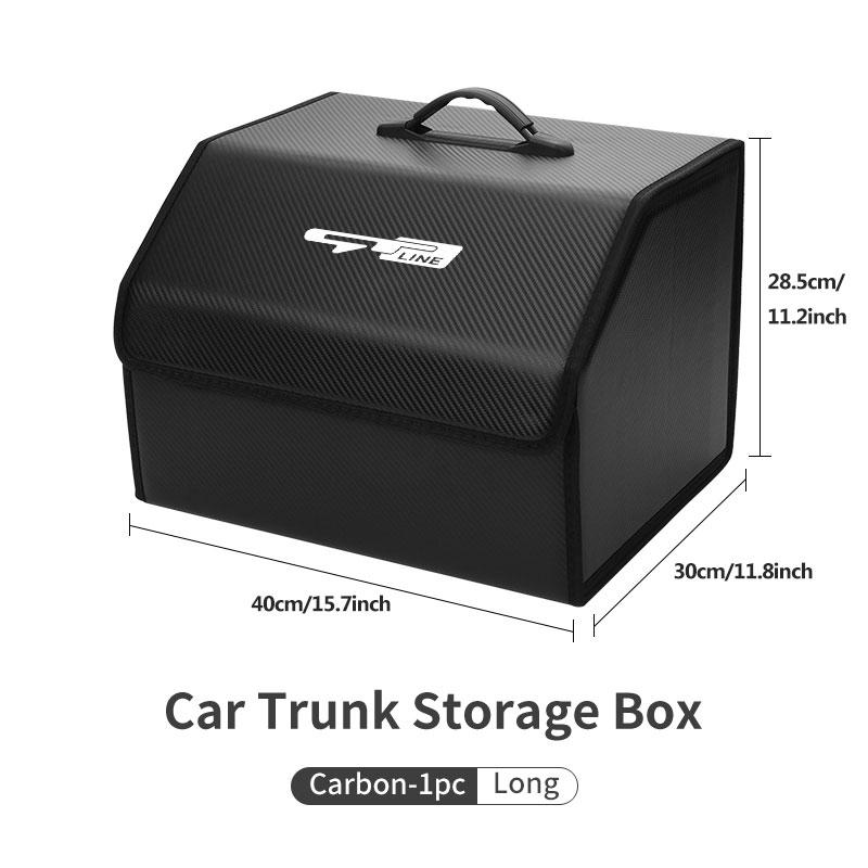 WDJU3 Car Trunk Organizer Box Tailbox Stowing Tidying Storage Boxster For KIA Rio K5 K2 Sportage Ceed Sorento Picanto Stinger Soul