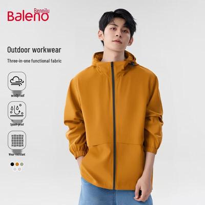 Baleno Men's Casual Hooded Workwear Jacket