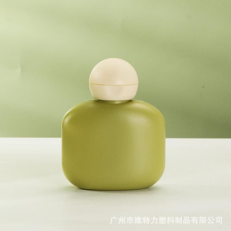 50ml Portable PE Refillable Lotion Bottle with Flip Cap in 4 Colors, Leak-Proof Container for Hand Cream Shampoo & More