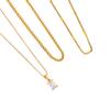 European-American Zirconium Pendant Necklace: Light Luxury, Geometric, Versatile & Layered Design