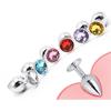 Neue Damen Diamant besetzte Metall Butt Plug Spielzeug Edelstahl Butt Plug Schwanz Kristall Butt Plug Damen Sex Spielzeug Mann Erwachsene Butt Plug